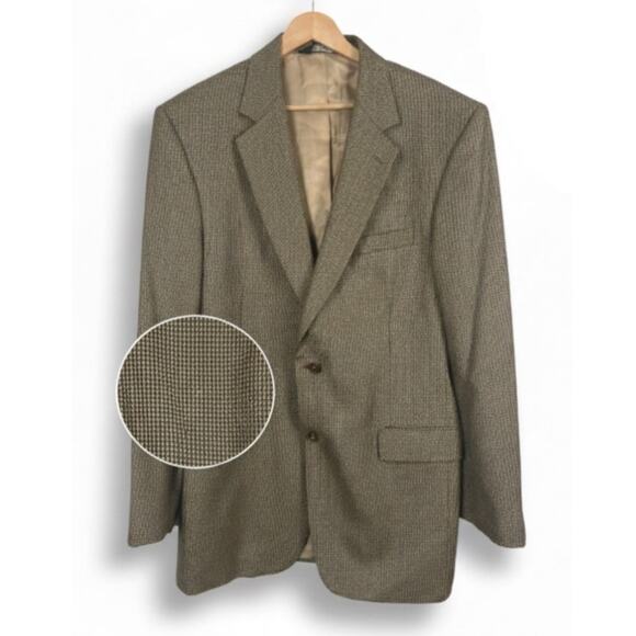 Jos. A. Bank Mens 41L Wool Dark Academia Preppy Equestrian Old Money Sport Coat - Picture 1 of 16